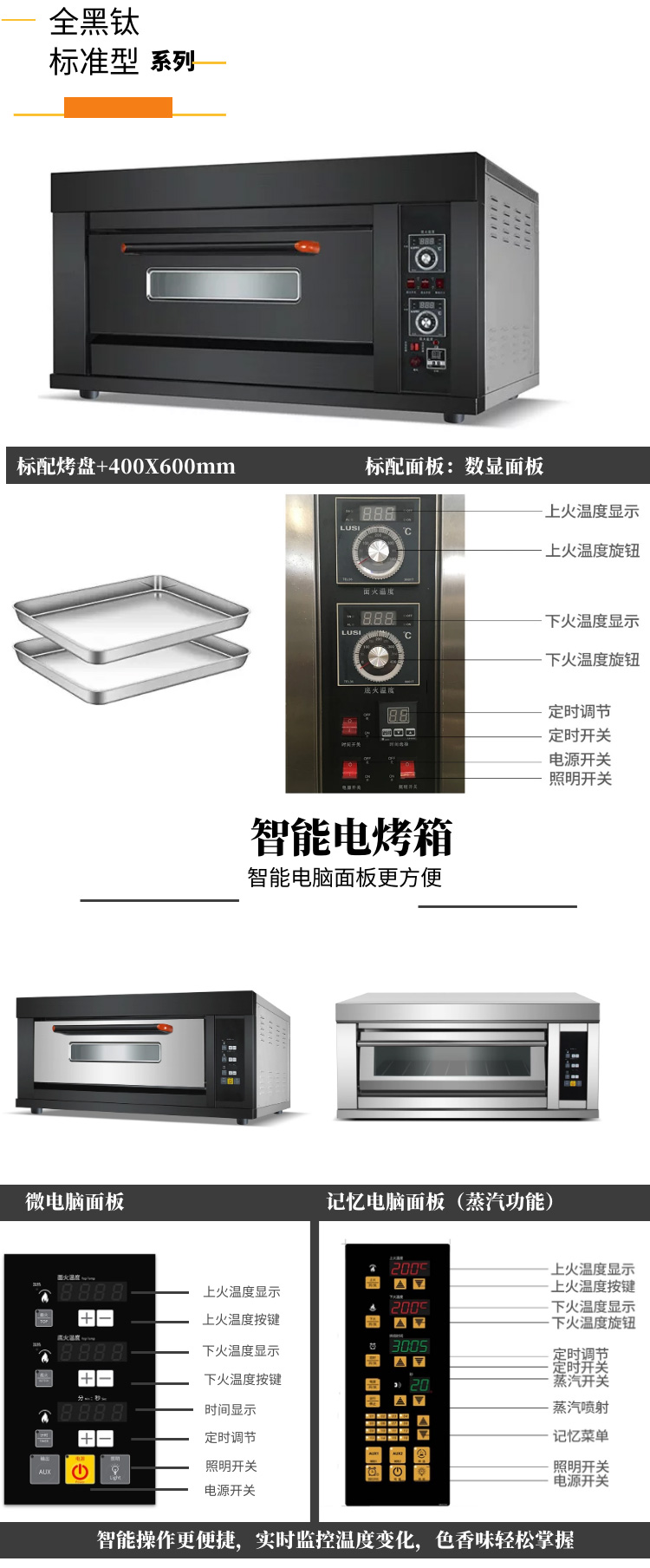 YCD-2D2 一層二盤電烤箱